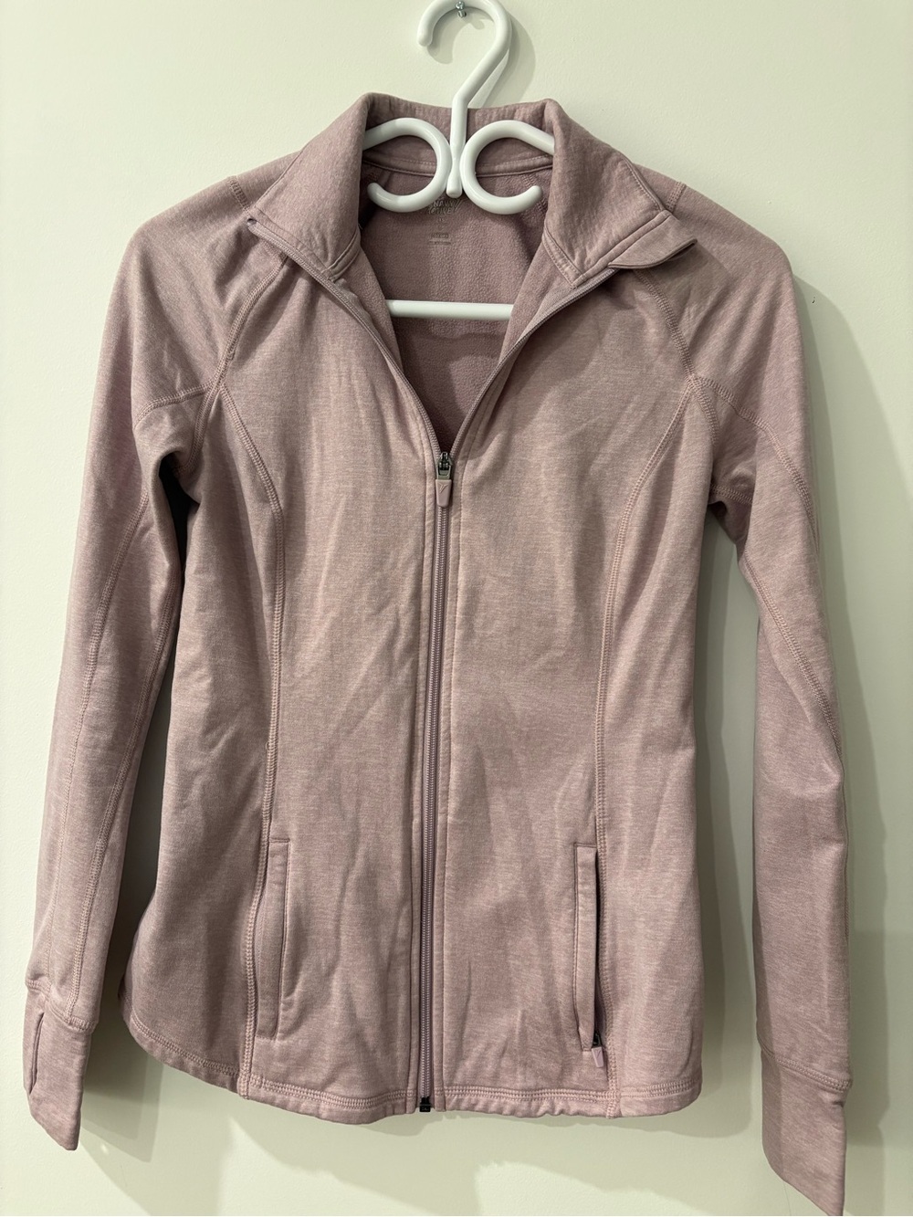 Women's Pink Zip-Up Fleece Jacket